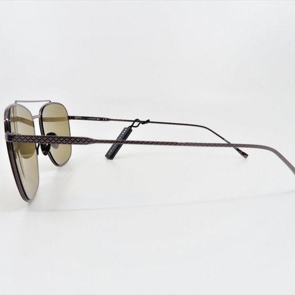 Lacoste L2015SPC 033 Gunmetal Brown Novak Djokovic - Picture 6 of 7